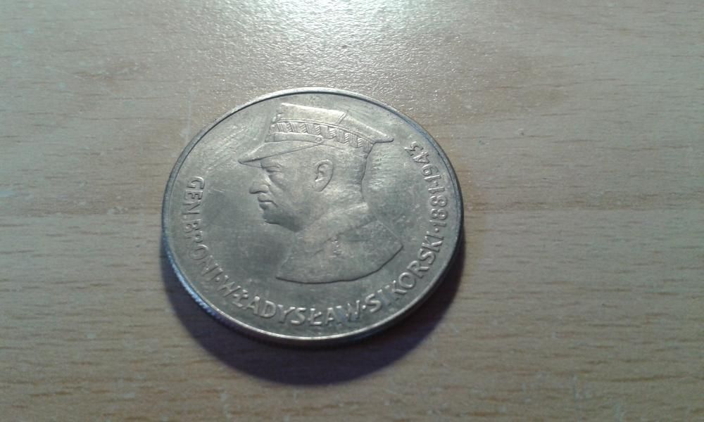 Moneta 50zł z 1981r.Generał Władysław Sikorski