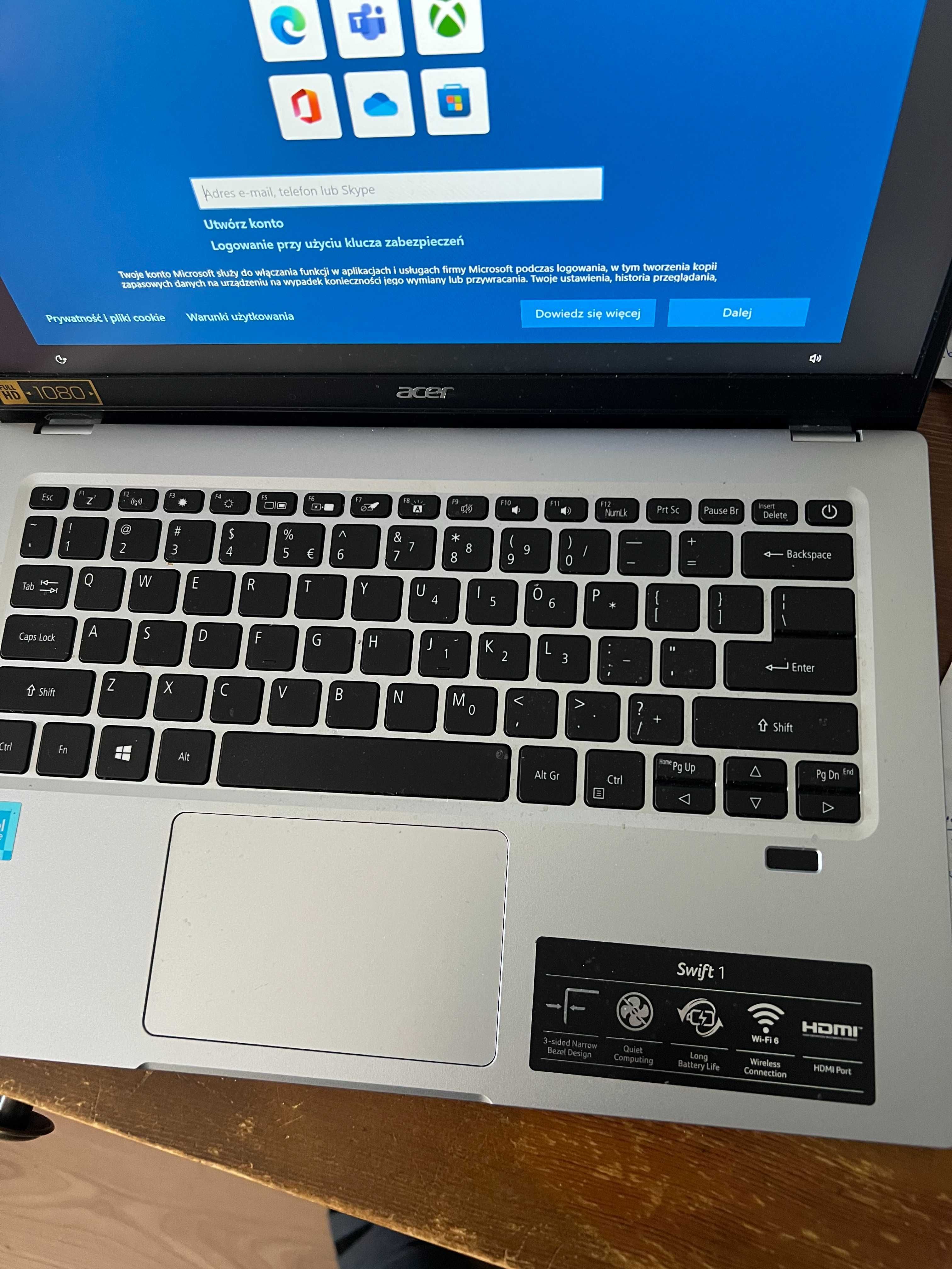 Laptop ACER swift1