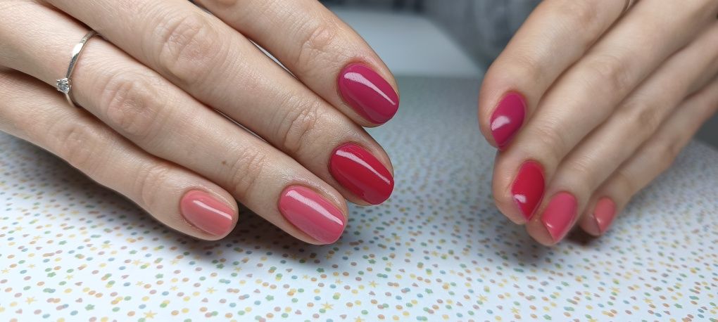 Paznokcie hybrydowe, manicure, pedicure, przedłużenie