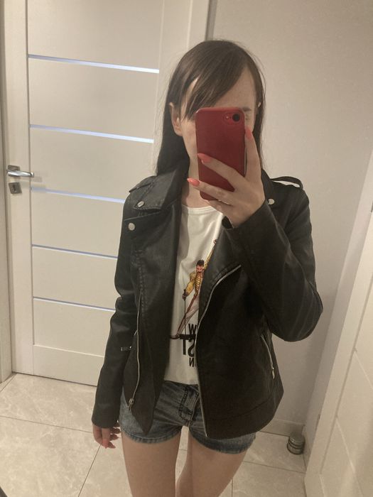 Czarna ramoneska Renee