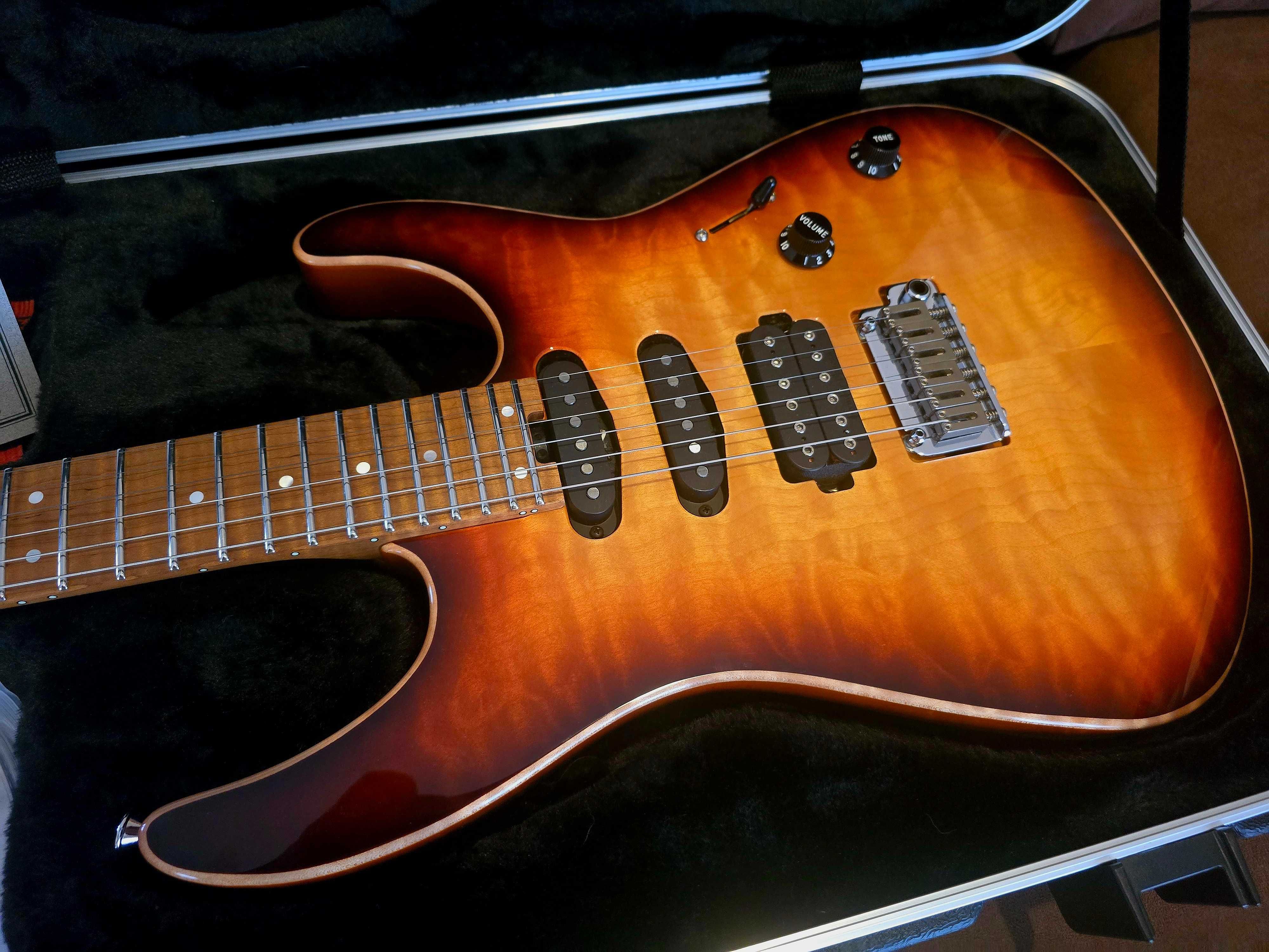 Charvel USA Select DK24 HSS 2PT CM QM Autumn Glow (CUSTOM SHOP)