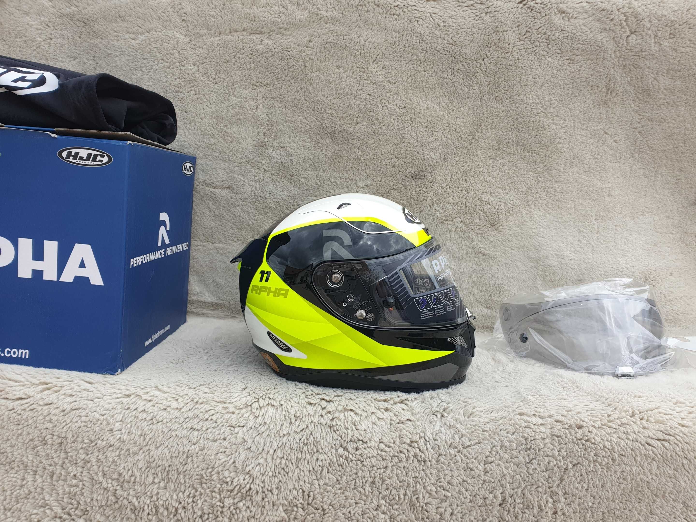wys 29.07  Hjc Rpha 11 rozm. S kask motocyklowy + ciemny wizjer