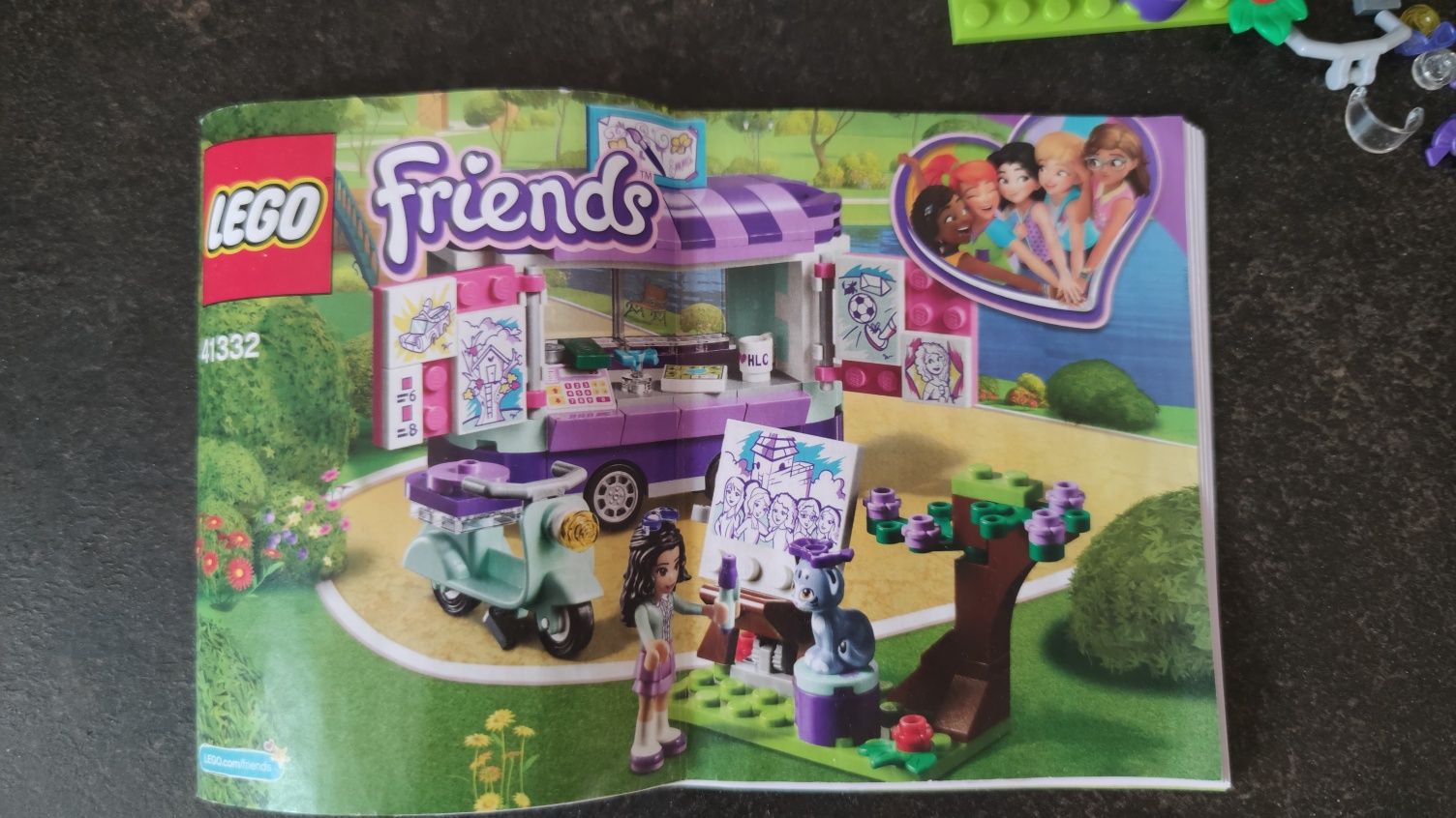 Конструктор Lego friends 41332 Пересувна творча майстерня Еммі лего