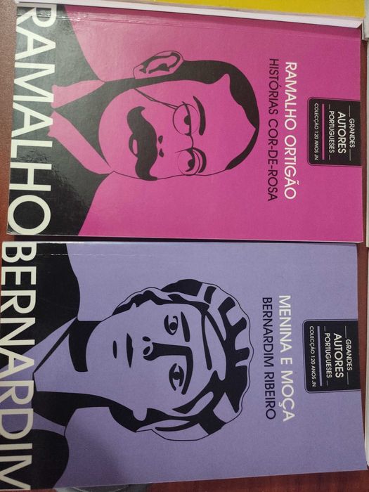 Grandes autores portugueses - livros de bolso.