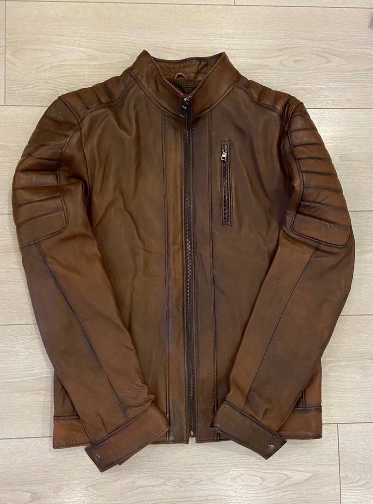 Мужские кожаные куртки из натуральной кожи Турция