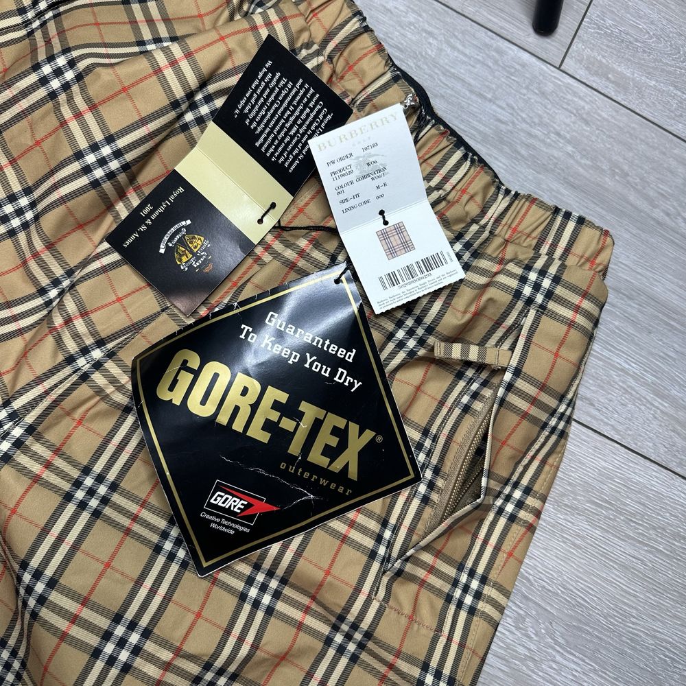 Новые штаны Burberry Golf Nova Check Pants Gore-Tex р.М-ка мужские