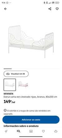 Cama extensível MINNEN IKEA