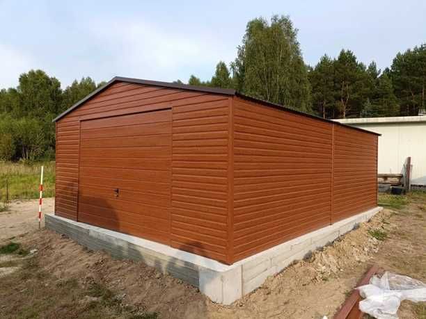 Garaż 4x5 Premium Drewnopodobny Schowek Na Samochód