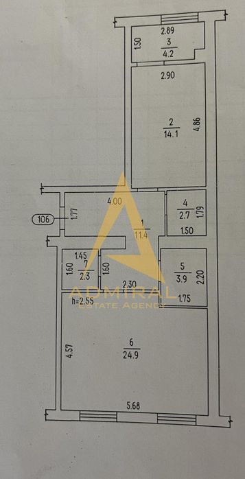 Квартира/ вул. Байди-Вишневецького, Центр, Черкаси