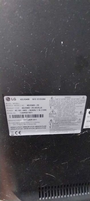 Lcd da LG 42 polegadas
