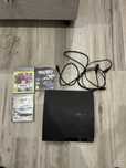 Ps3 com jogos cabo hdmi e cabo alimentação