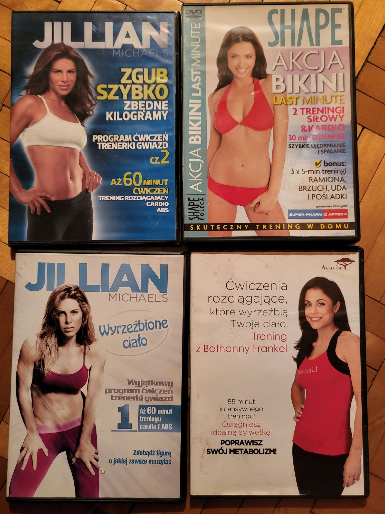 Zestaw płyt fitness trening Jillian Michaels