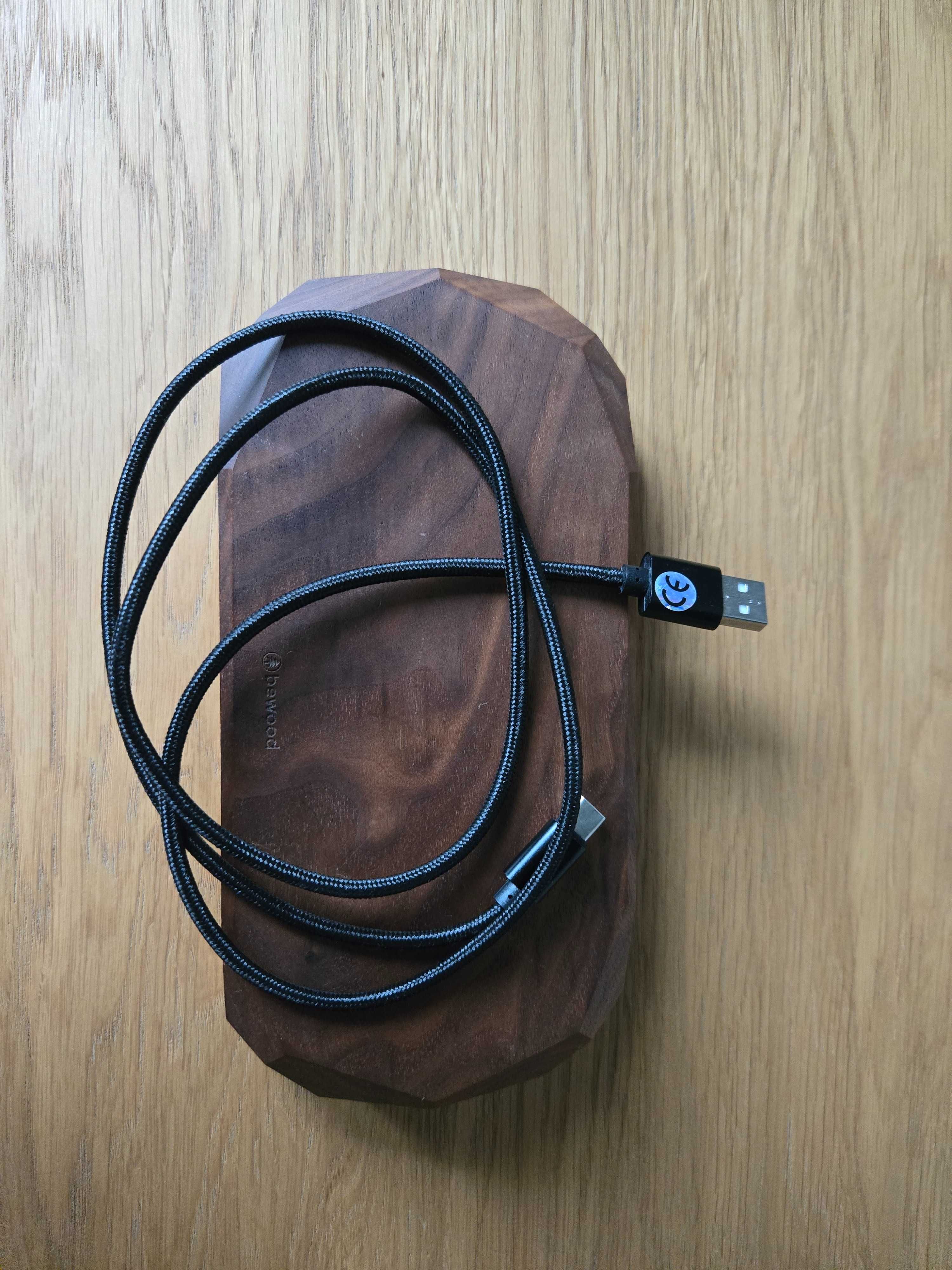 Ładowarka bezprzewodowa indukcyjn Podwójna Bewood Double QI 15W Orzech