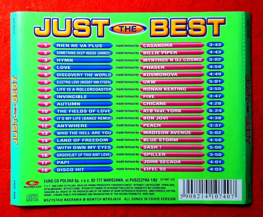 Studio 69 - Just The Best (CD, 2000)