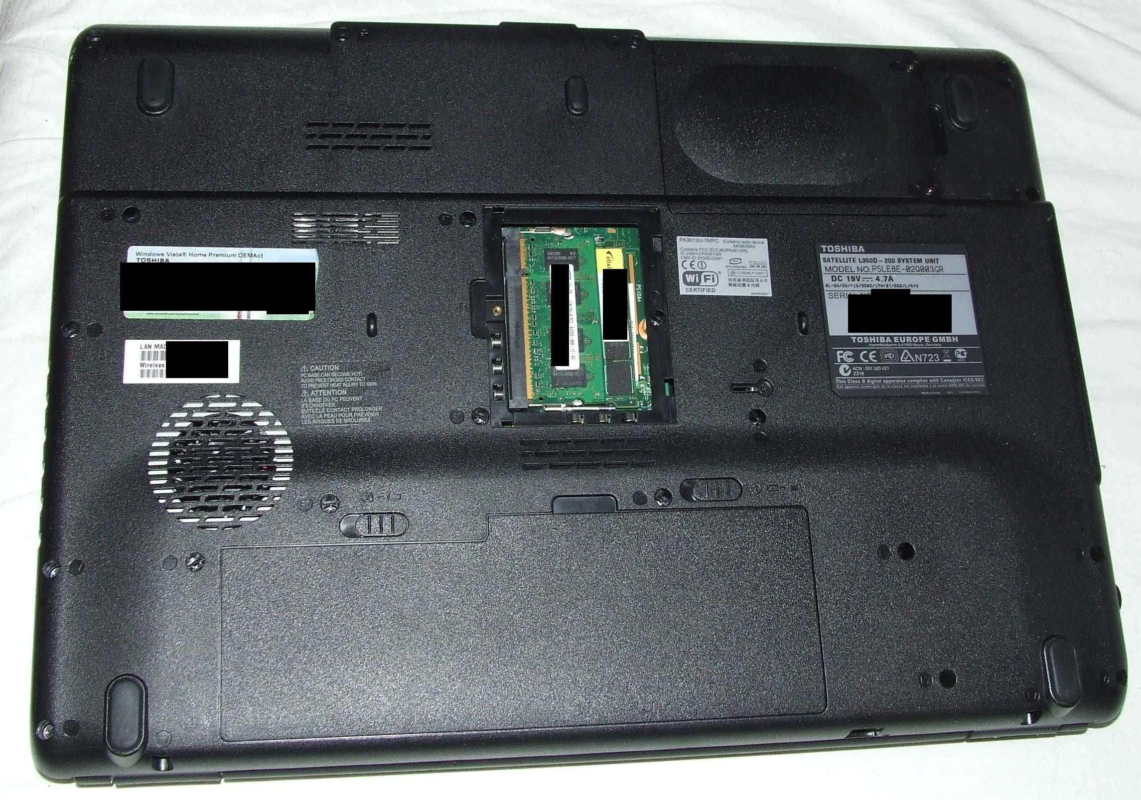 do naprawy toshiba laptop L350D-200 na części