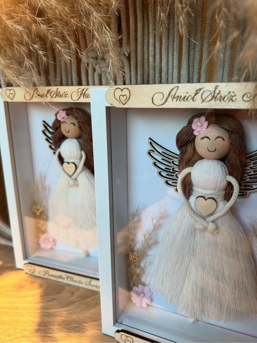 Anioł Stróż personalizowana pamiątka Chrztu Świętego