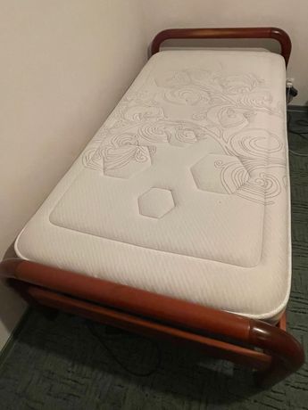 Łóżko 100x200 z materacem premium