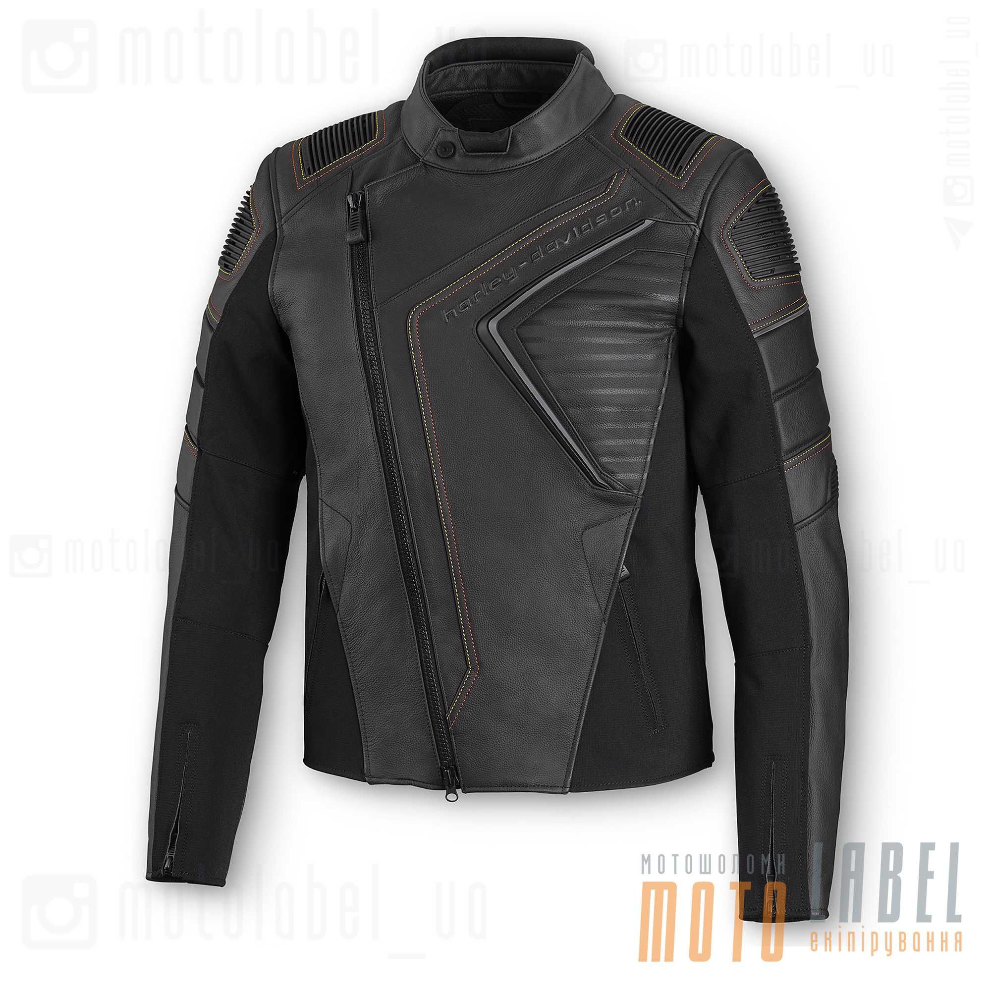 Куртка кожаная Harley-Davidson Brawler/WATT/Vanocker мото