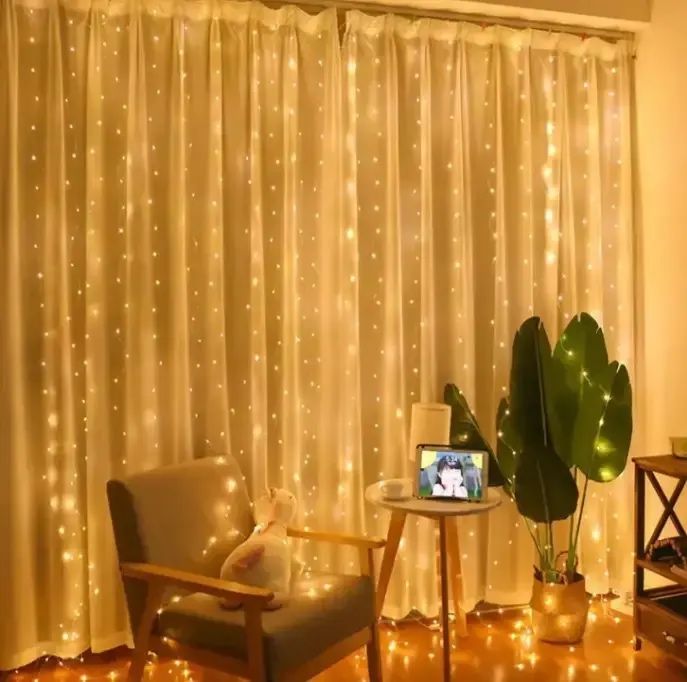 Світлодіодна гірлянда штора роса