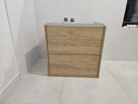 Nowa szafka pod umywalkę 60 cm jasny dąb cersanit