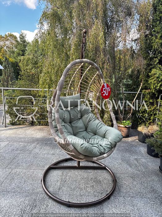 -50% OUTLET Fotel Wiszący Kokon Bujany Kosz Ogrodowy Bujak PROMOCJE!!
