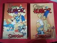 2 hardcovers Simpsons em espanhol compilando desde a n 1