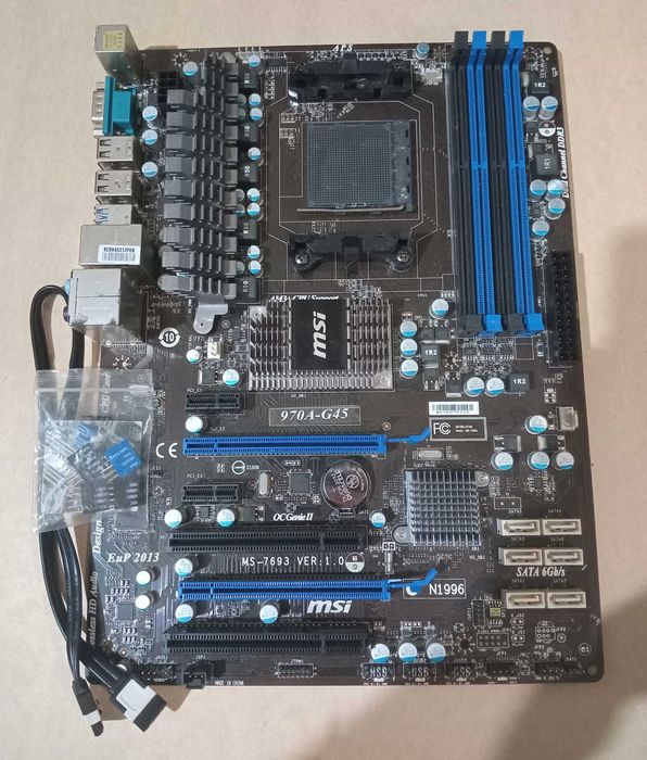 Материнська плата АМ3+ MSI 970A-G45, гарний стан
