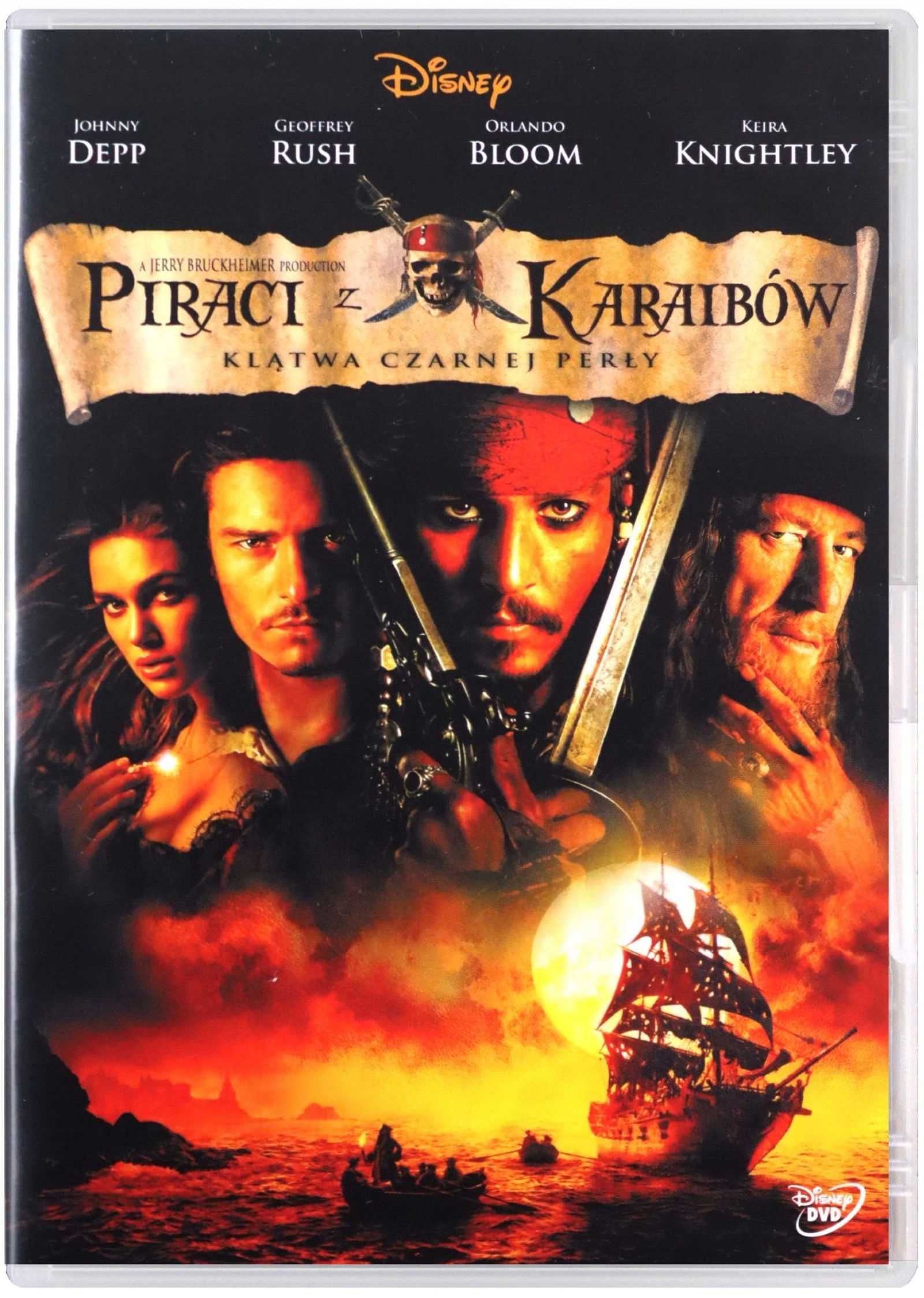 Film Piraci z Karaibów. Klątwa Czarnej Perły płyta DVD nowy folia