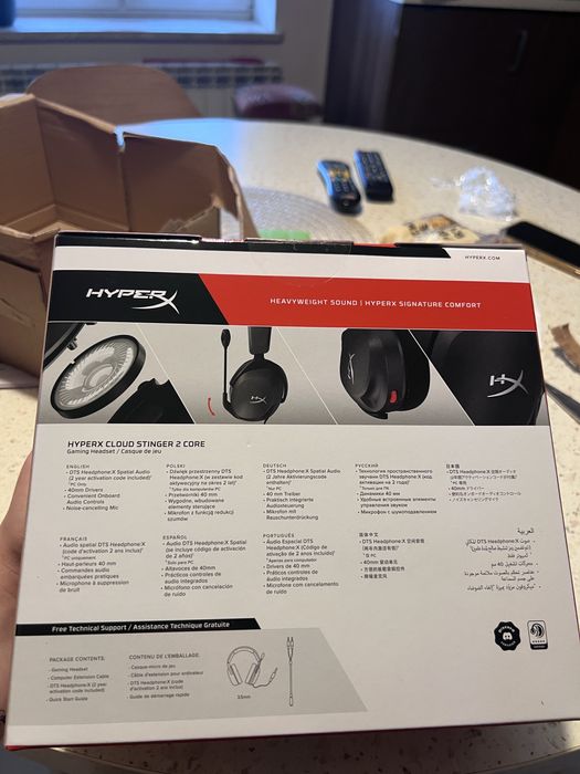 Sluchawki gamingowe hyperx cloud stinger 2 core