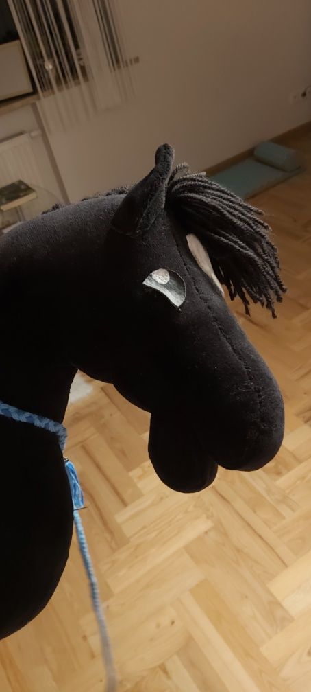 Koń na kiju hobby horse czarny  a3 a a4