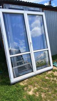 Okno 160x210 tarasowe drzwi balkonowe białe