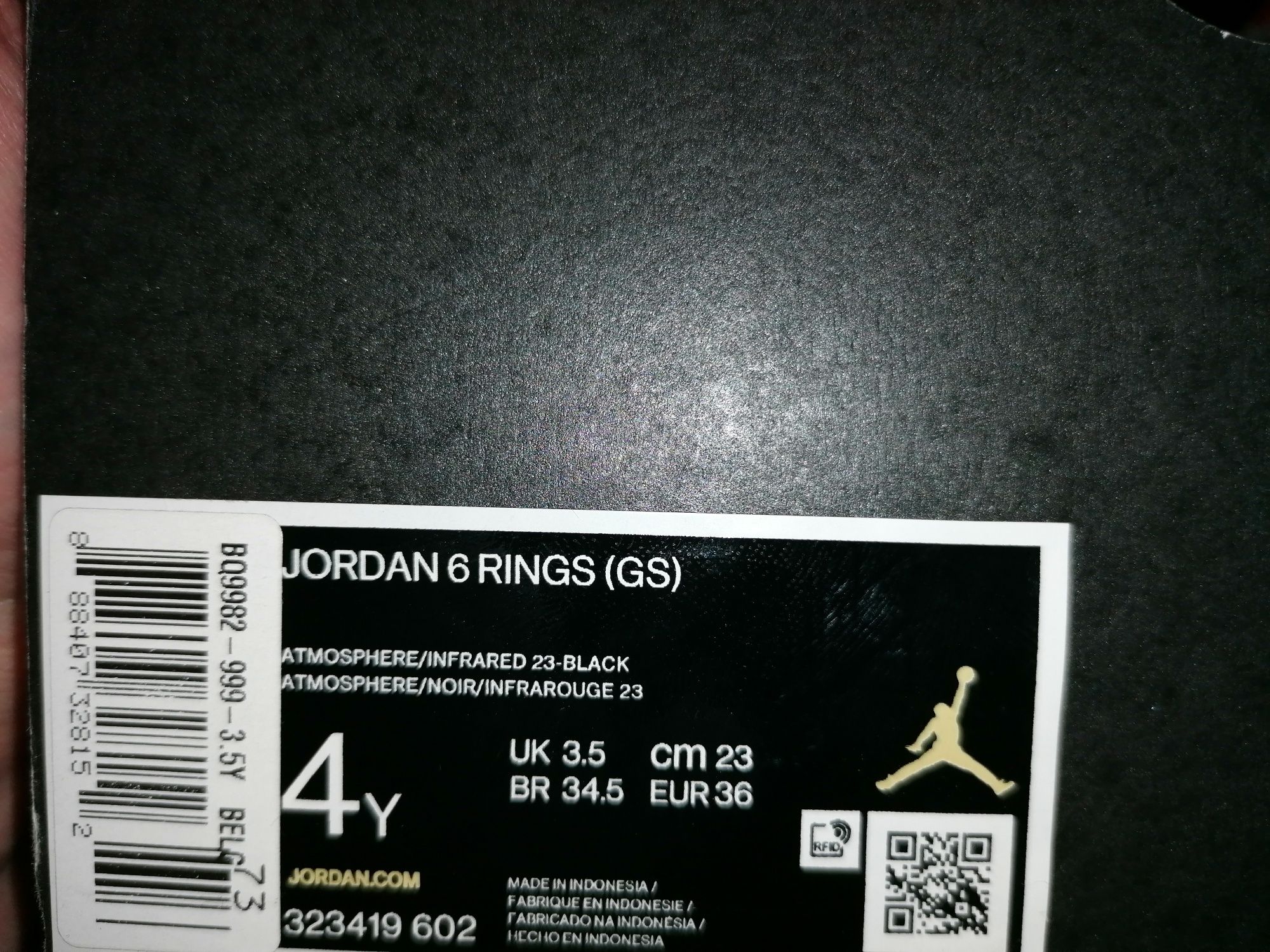 Nowe Jordan 6 Rings 36