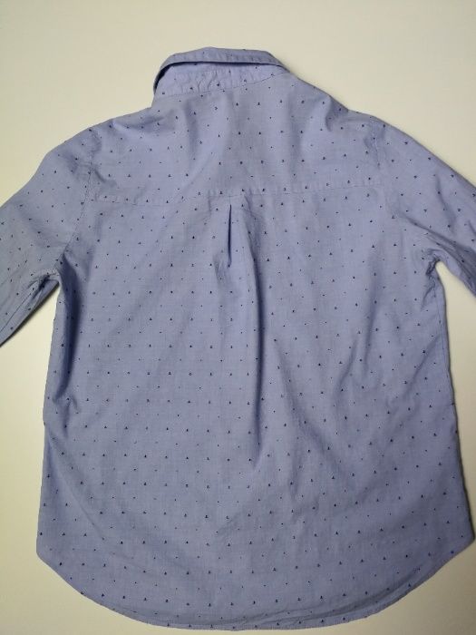 KOSZULA damska ZARA niebieska KOTWICE r. L / XL