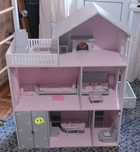 Ляльковий будиночок на З поверхи для Barbie, LOL з меблями, текстилем