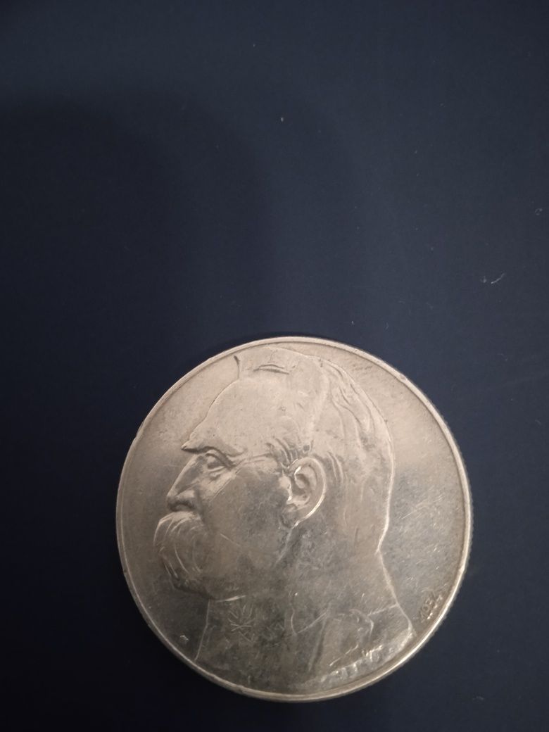 2RP 10 złotych Piłsudski 1934r. -  ORZEŁ STRZELECKI