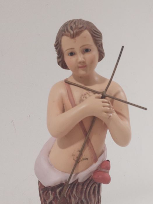 Figura São João - cerâmica