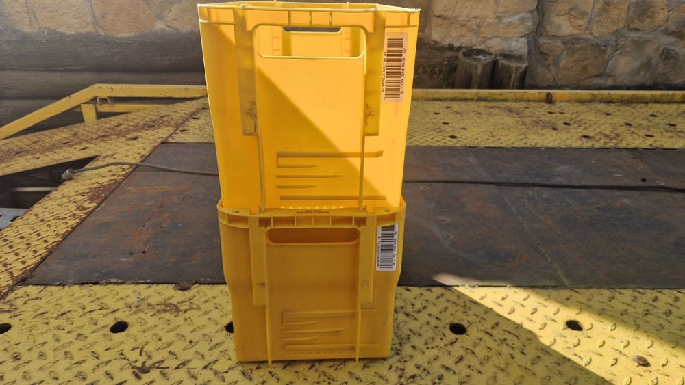 Skrzynki Plastikowe Niemieckie 12szt Solidne, MEGA MOCNE