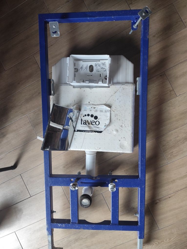 Stelaż do WC slim 52 cm, spluczka, przycisk