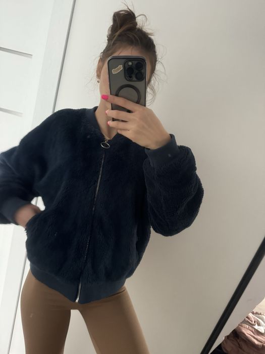 Kurtka bomberka futerko miś