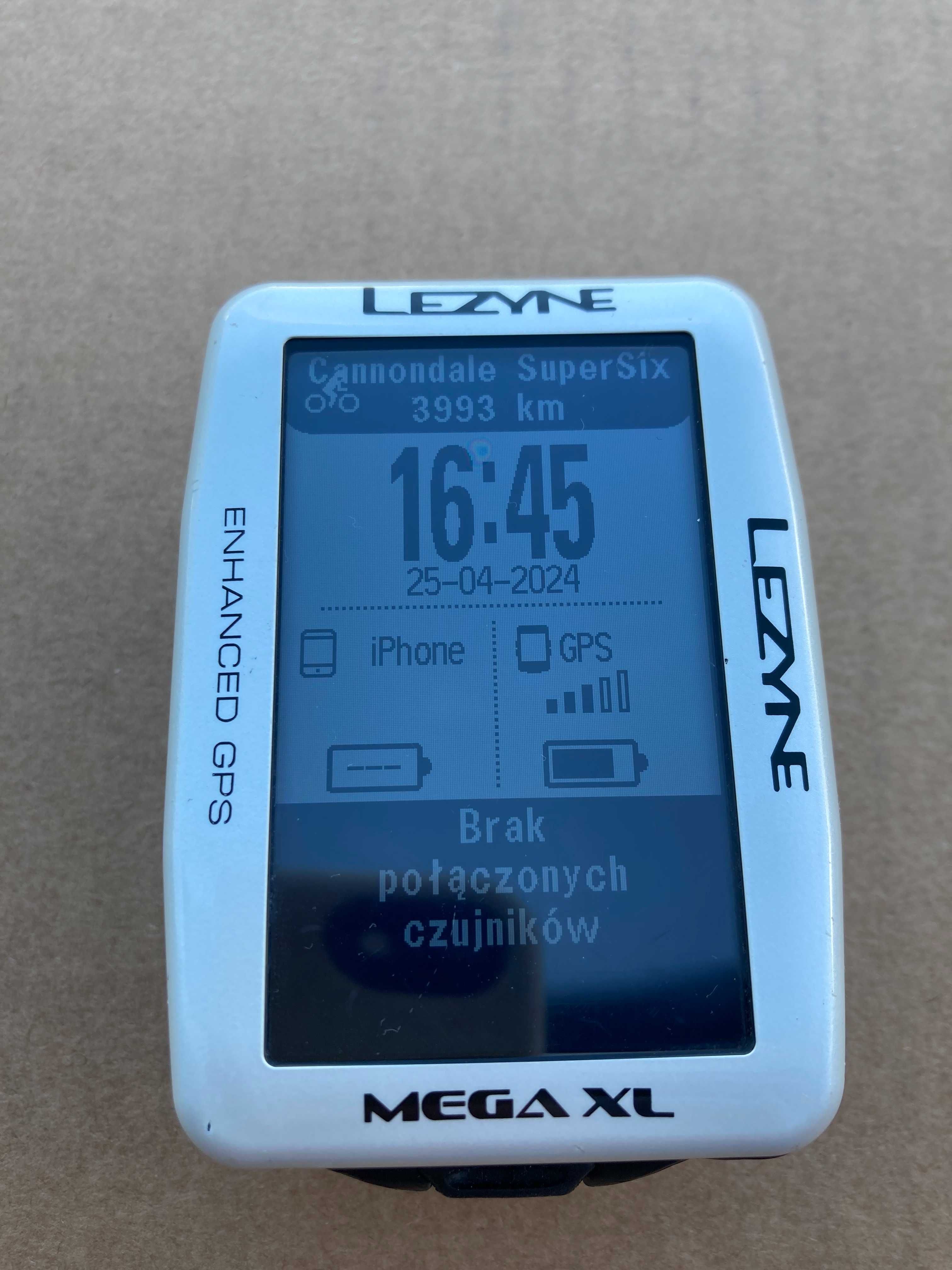 Lezyne Mega XL GPS komputer rowerowy