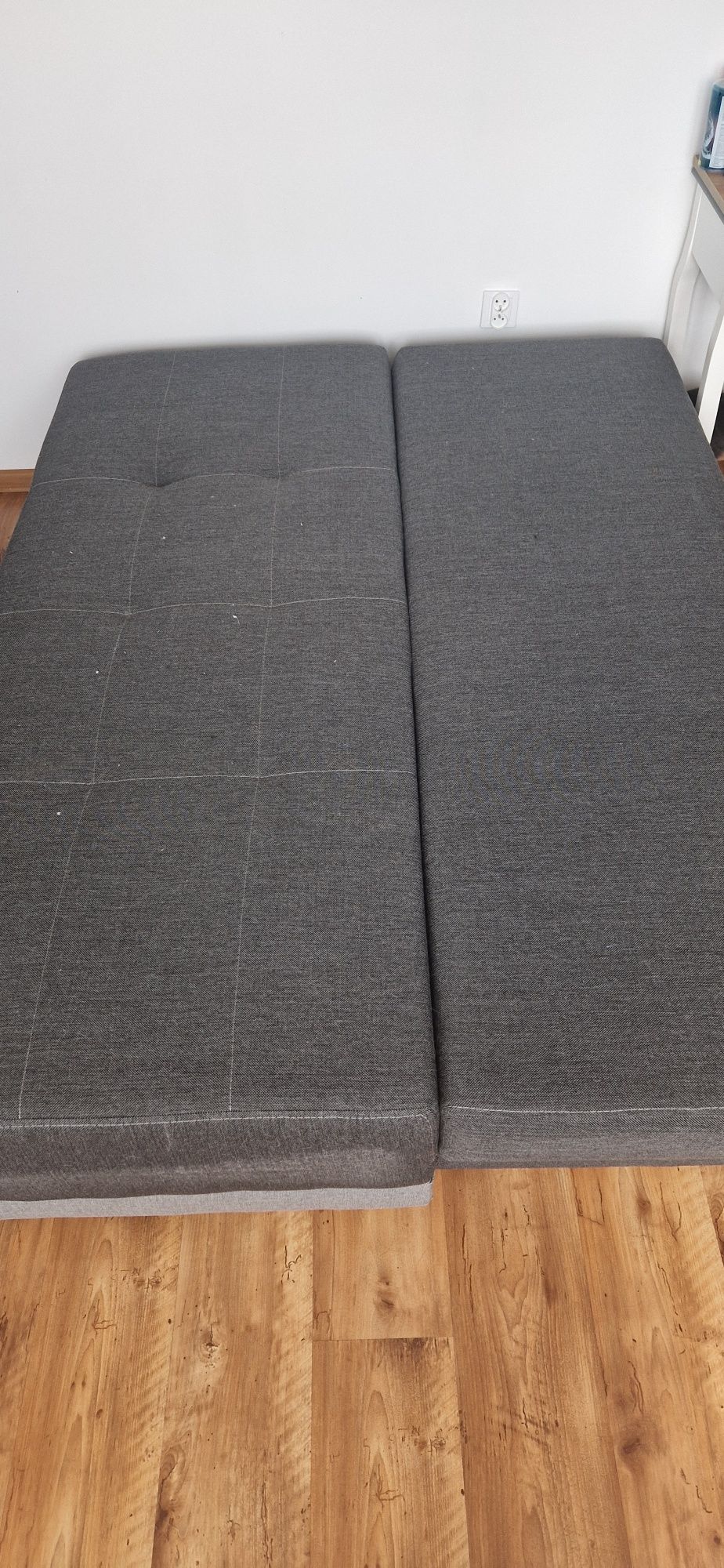 Sofa rozkladana szara