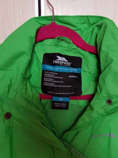 Trespass 12 M kurtka 2000mm TP50 technical performance waterproof