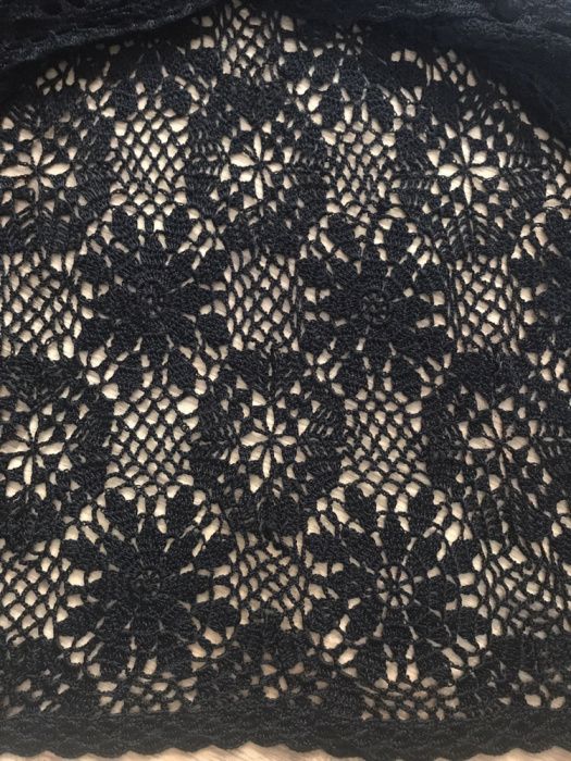 Przepiekny recznie wykonany na szydełku sweter swetr pulower handmade