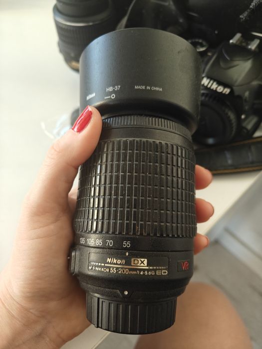 Aparat lustrzanka Nikon D 3200 obiektyw 18 55 vr kit