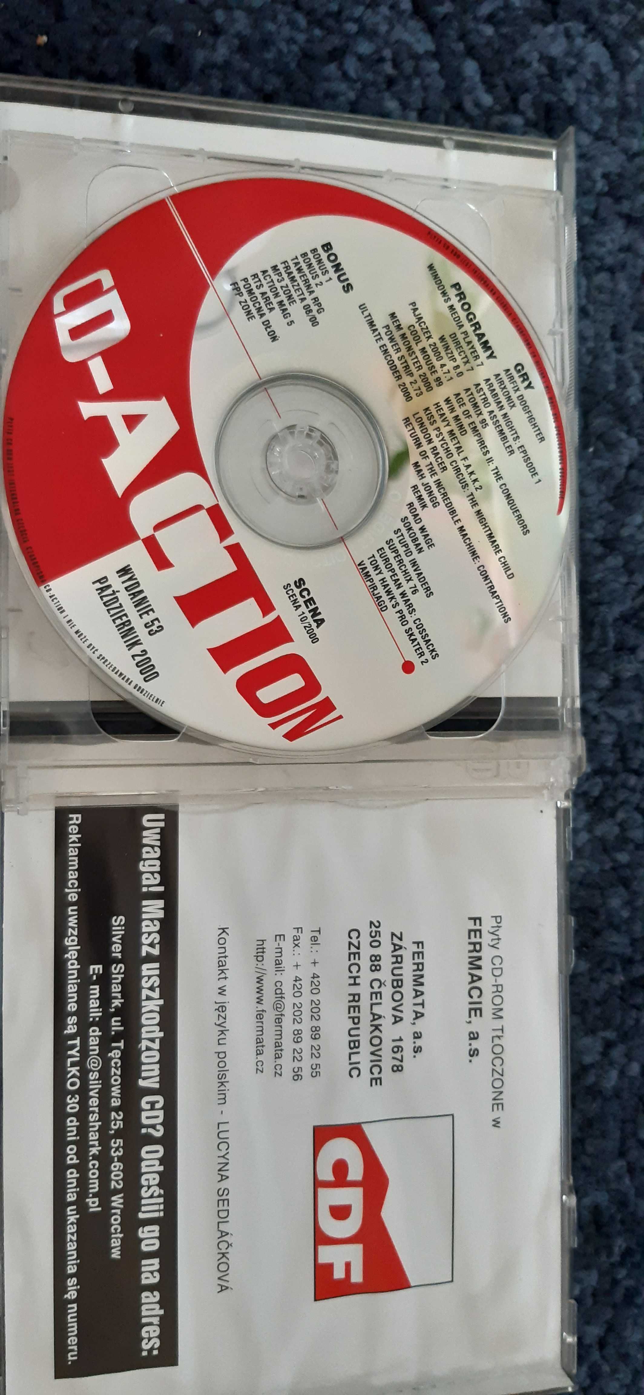 stare gry pc max 2 i inne , stare wydanie cd action , 3 cd