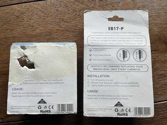7 szt. Końcówki do szczoteczek Oral-B Braun Zamiennik EB17-P