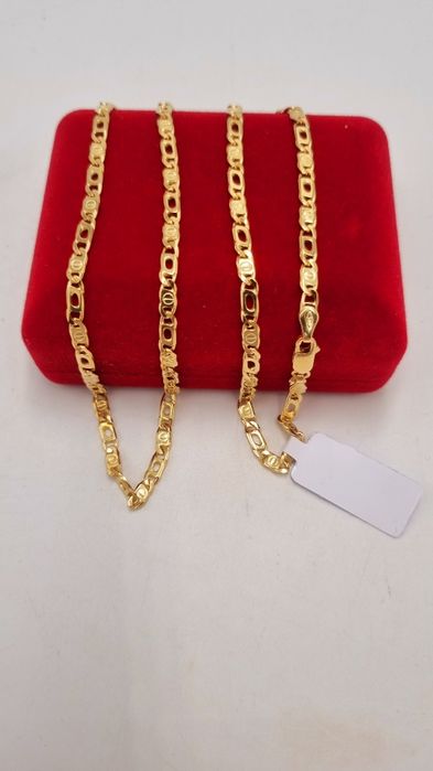 Złoty łańcuszek 16,85g płaski cartier 585 14k NOWY