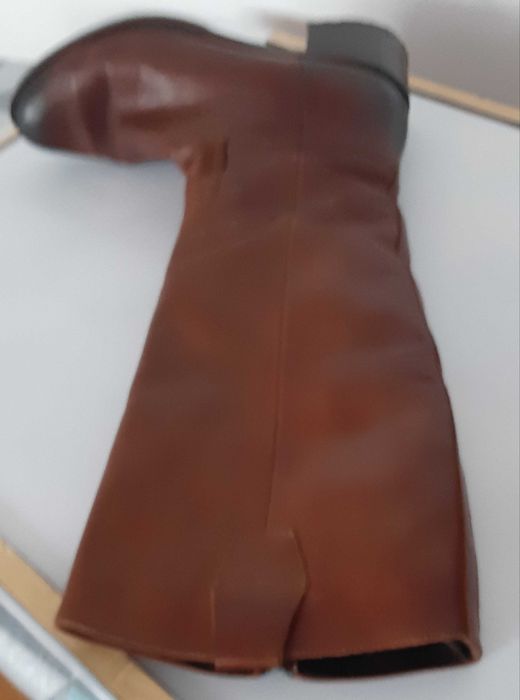 Skórzane kozaki NESSI roz. 39