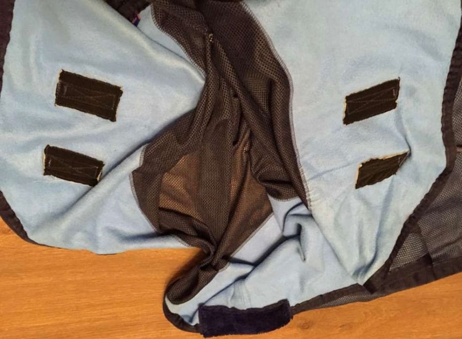 Derka siatkowa siatkowo polarowa granatowa