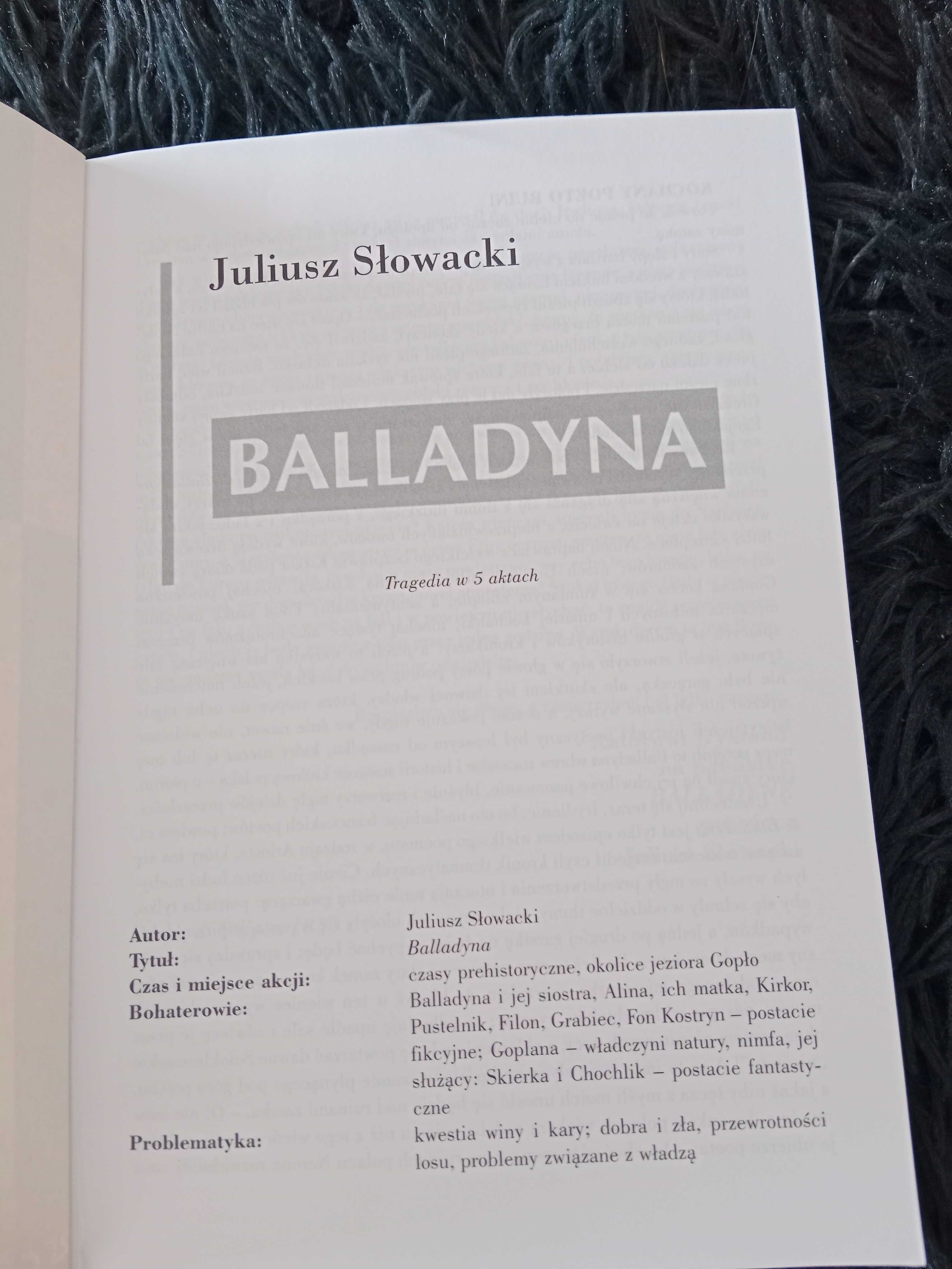 Balladyna Juliusz Słowacki